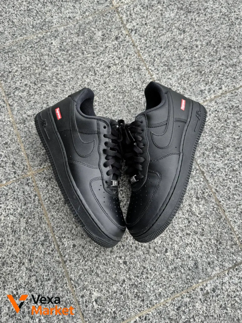 Nike Air Force 1 Low x Supreme Black — фото 2