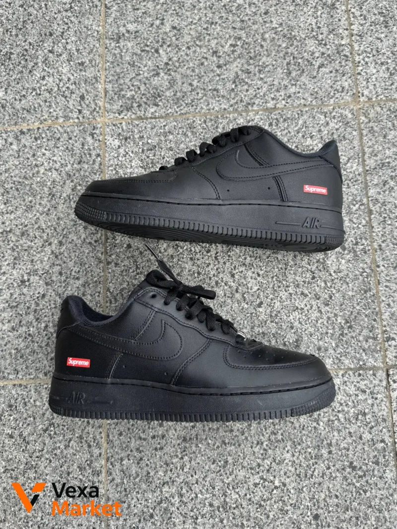 Nike Air Force 1 Low x Supreme Black — фото 5