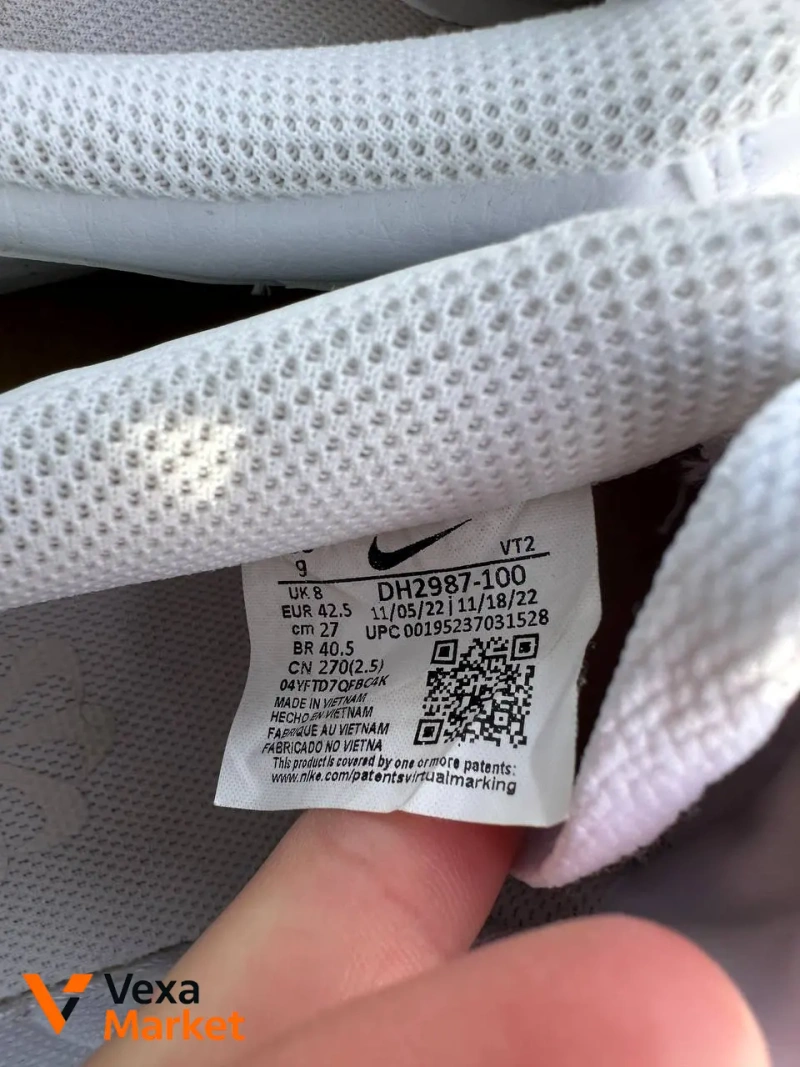 Кросівки Nike Air Force 1 білі 42.5 розмір — фото 4