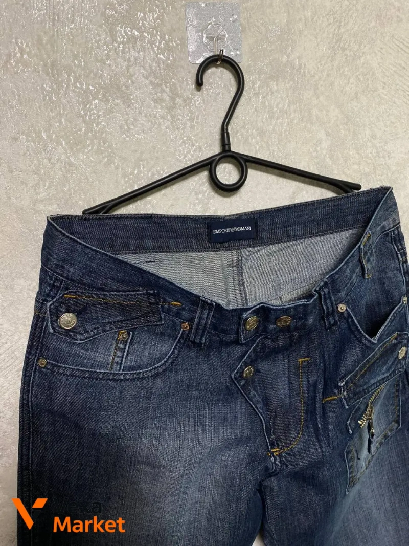 Armani vintage baggy jeans L — фото 4