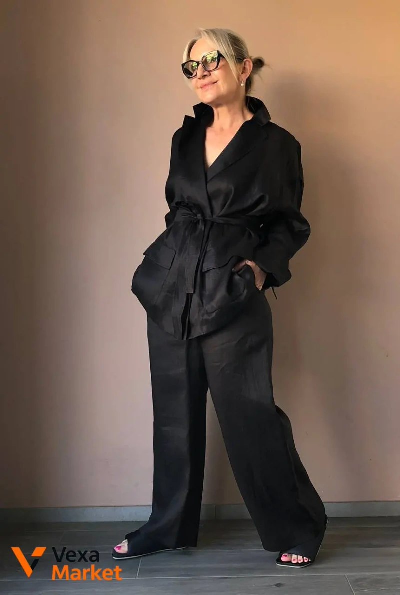 Костюм MaxMara Studio жіночий чорний — фото 2