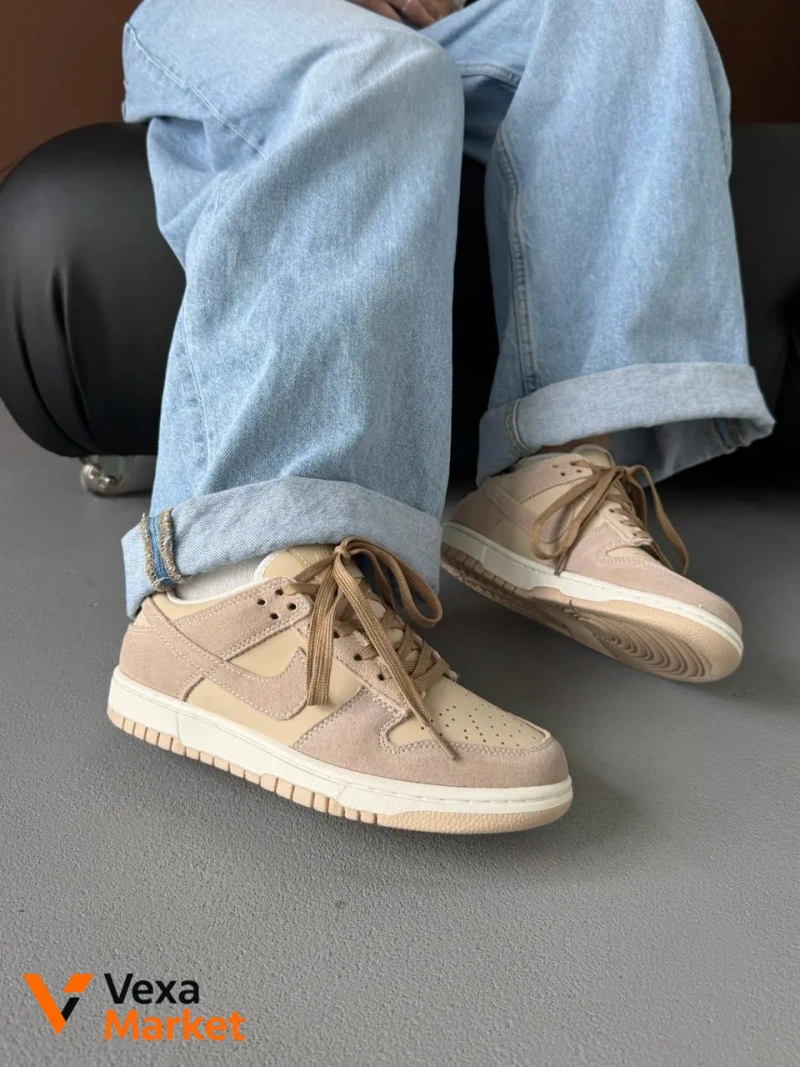 Nike SB Dunk Low Light Brown Suede — фото 3