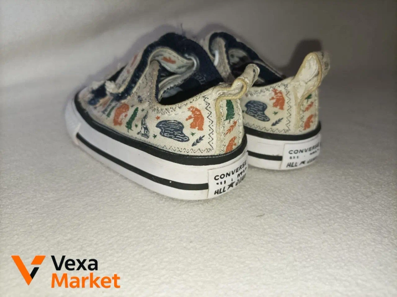 Кеди Converse 11,5 см, багатобарвні та пінетки "Супермен" 11,5 см — фото 2