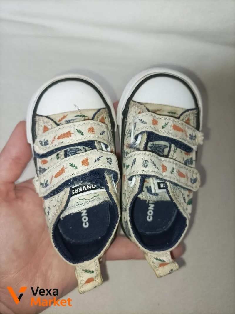 Кеди Converse 11,5 см, багатобарвні та пінетки "Супермен" 11,5 см — фото 4