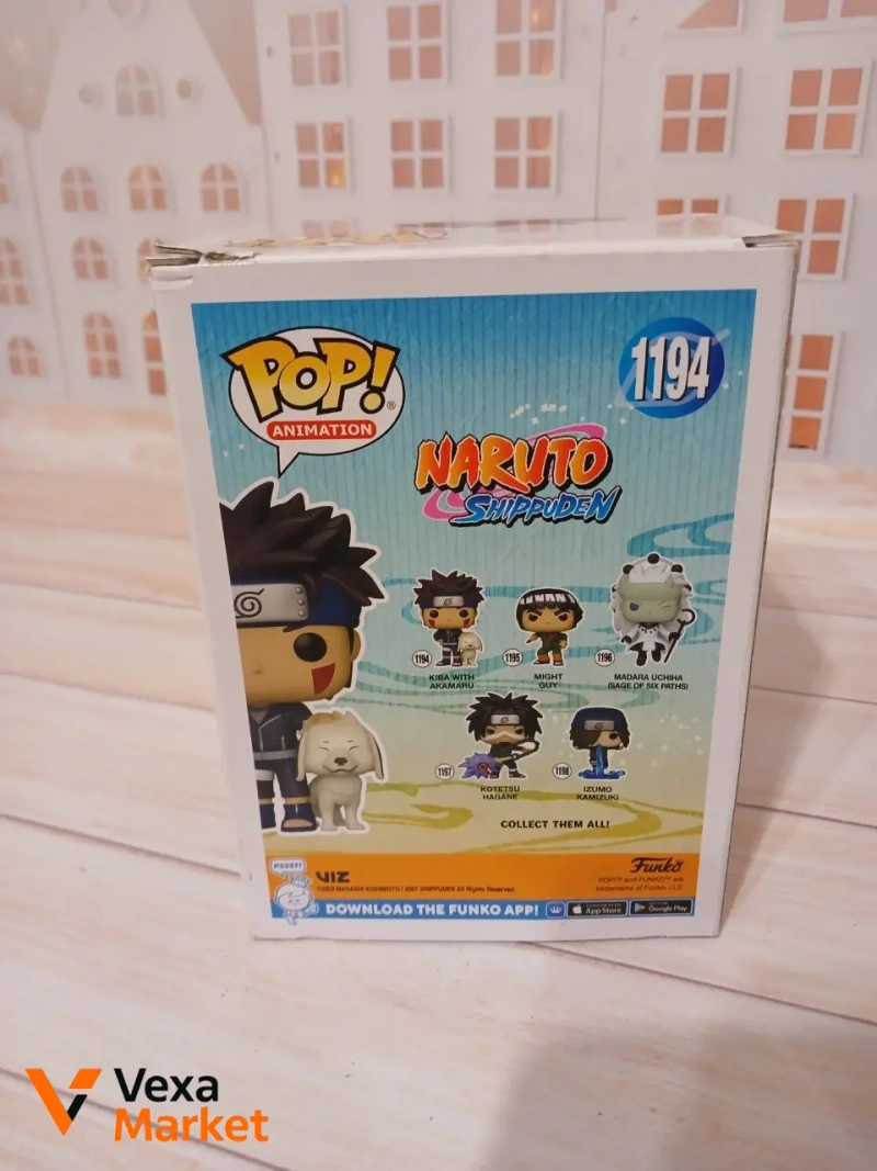 Фігурка Funko POP Naruto Kiba with Akamaru 1194 — фото 5
