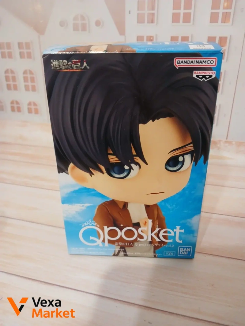 Фігурка Q Posket Levi Ackerman Attack on Titan Banpresto — фото 7