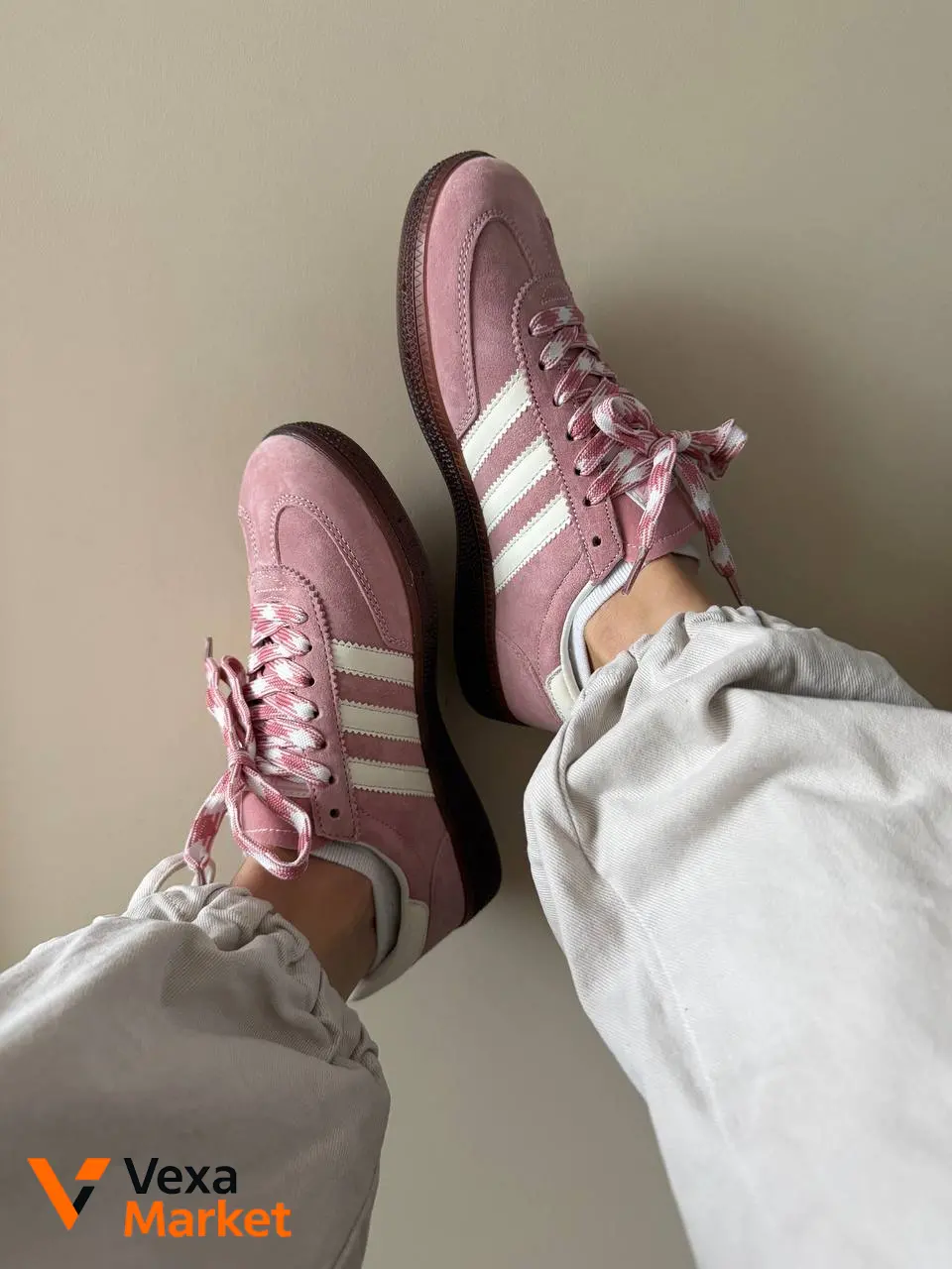 Adidas Handball Spezial Wonder Orchid Off White рожеві замша шкіра розміри 36-41