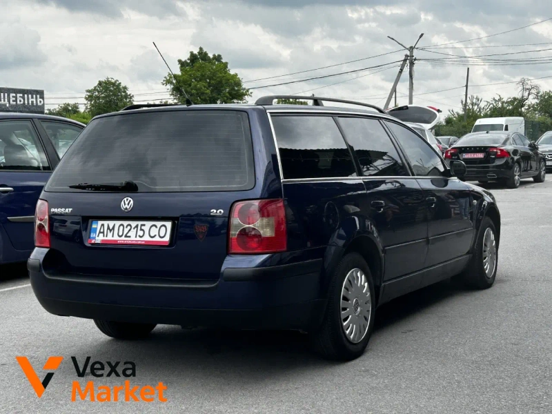Volkswagen Passat 2001 2.0 л. Газ/Бензин Синий — фото 2