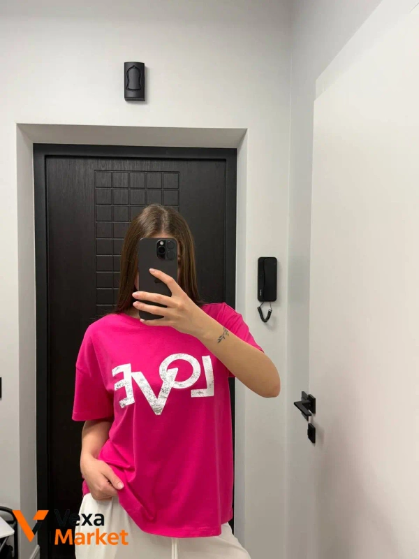 Футболка LOVE універсального розміру XS-M