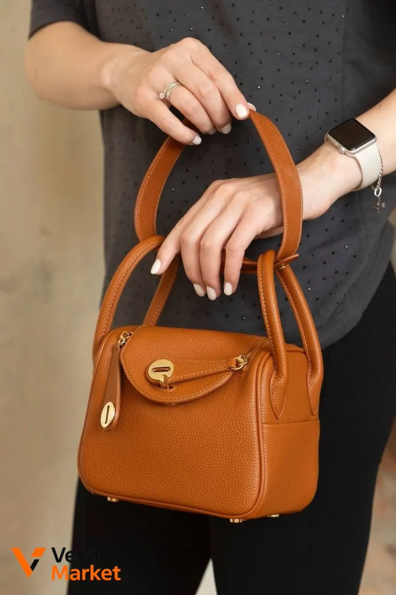 Hermès Lindy сумка жіноча шкіряна — фото 3
