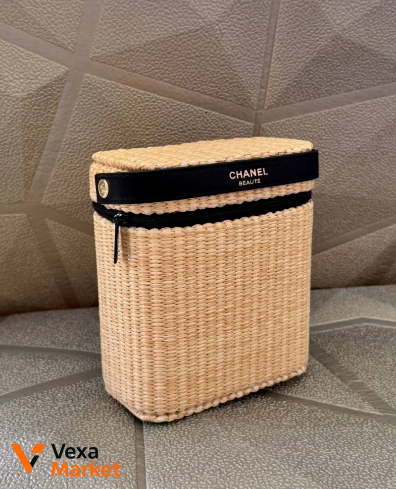 Chanel Beauté б'юті-кейс з натурального ротангу — фото 8