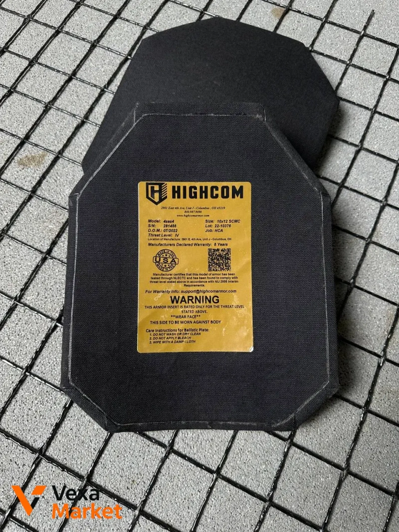Керамічні бронеплити Highcom 4S17 USA 6 клас захисту — фото 2