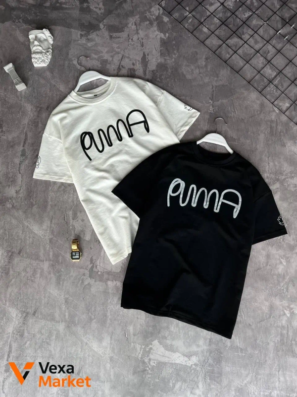 Футболки оверсайз PUMA 2-х нитка Cotton/Polyester Туреччина
