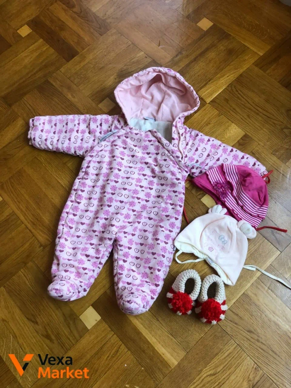 Комбинезон детский Nursery Time на девочку 3-6 мес. Весна-осень