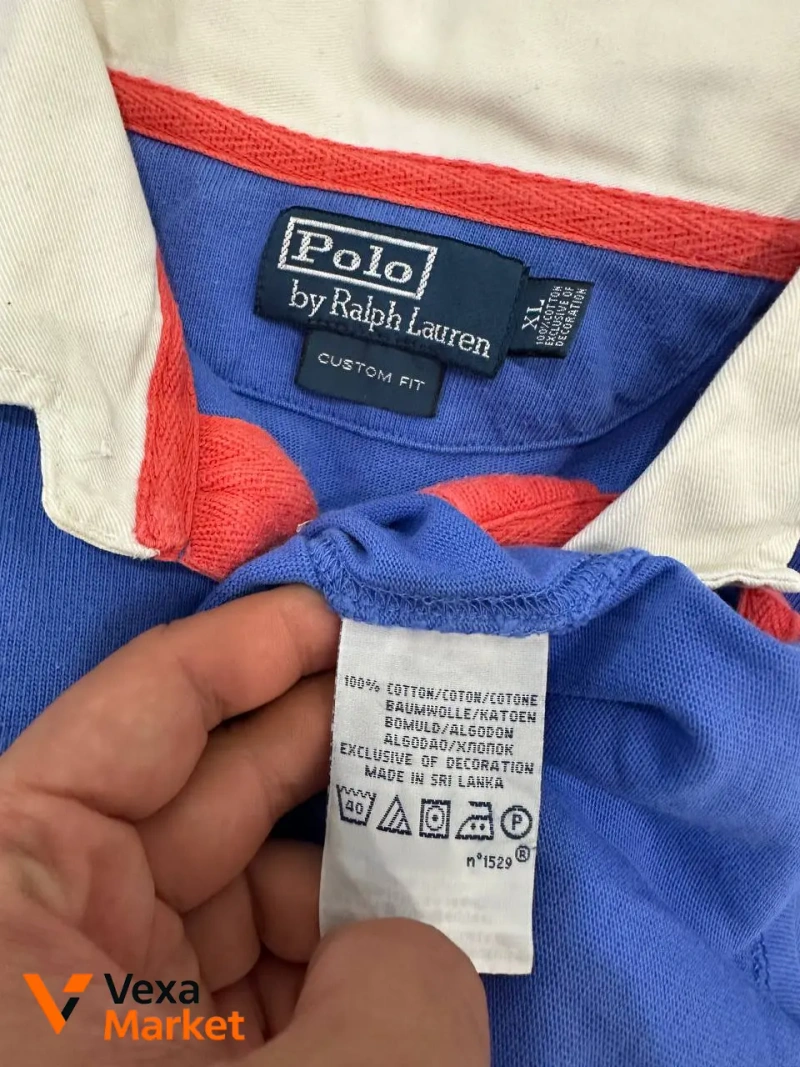 Vintage Polo Ralph Lauren Rugby Custom Fit XL — фото 3