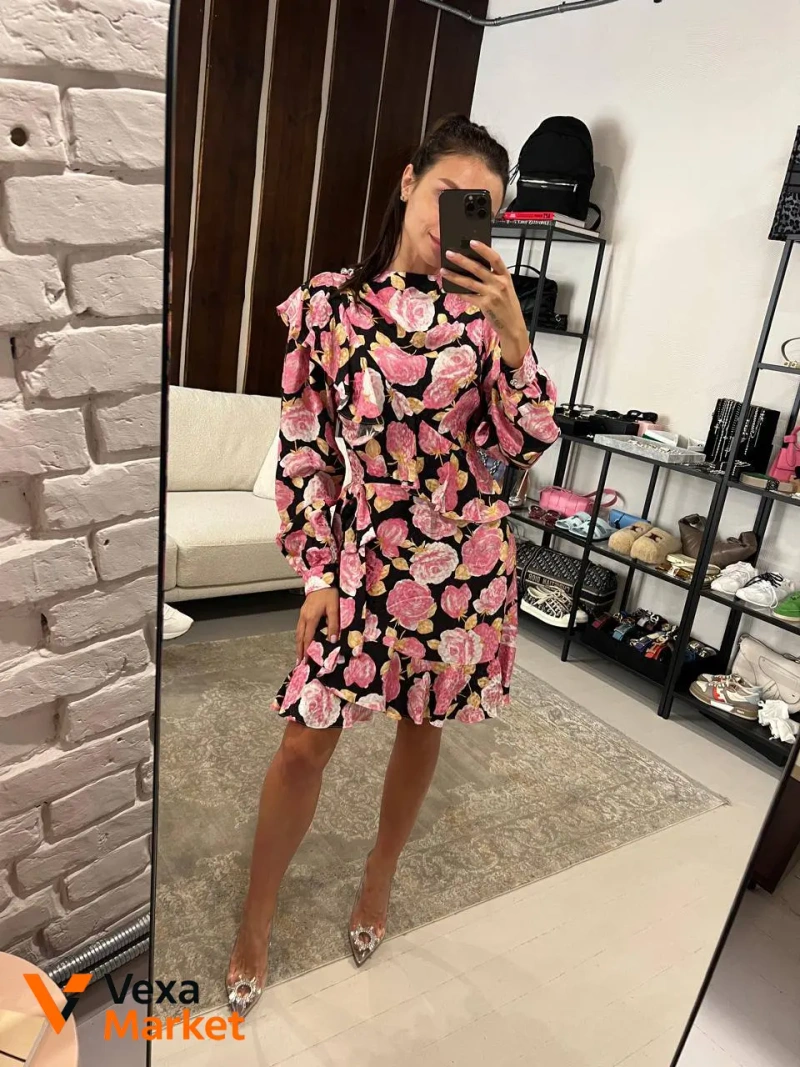 Розкішна сукня MiuMiu з 100% шовку — фото 3