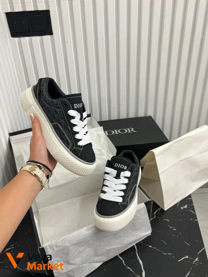 Кеди Christian Dior чорні — фото 3