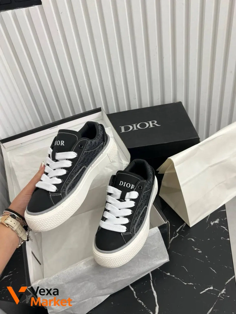 Кеди Christian Dior чорні — фото 4