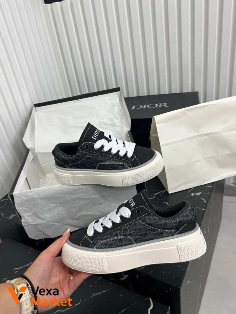 Кеди Christian Dior чорні — фото 5