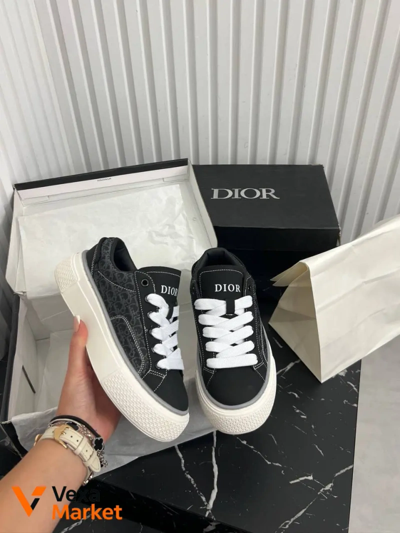 Кеди Christian Dior чорні — фото 6