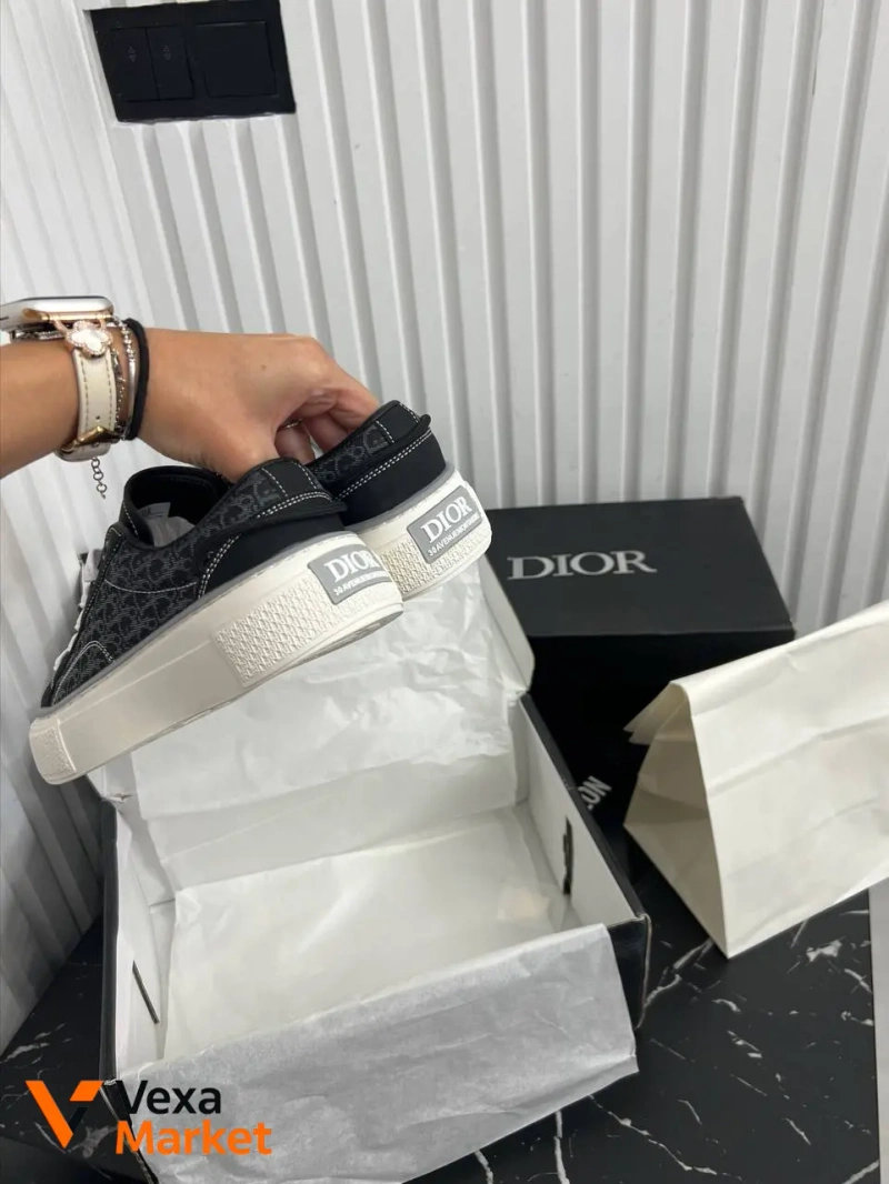 Кеди Christian Dior чорні — фото 7