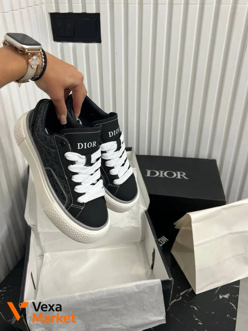 Кеди Christian Dior чорні — фото 8