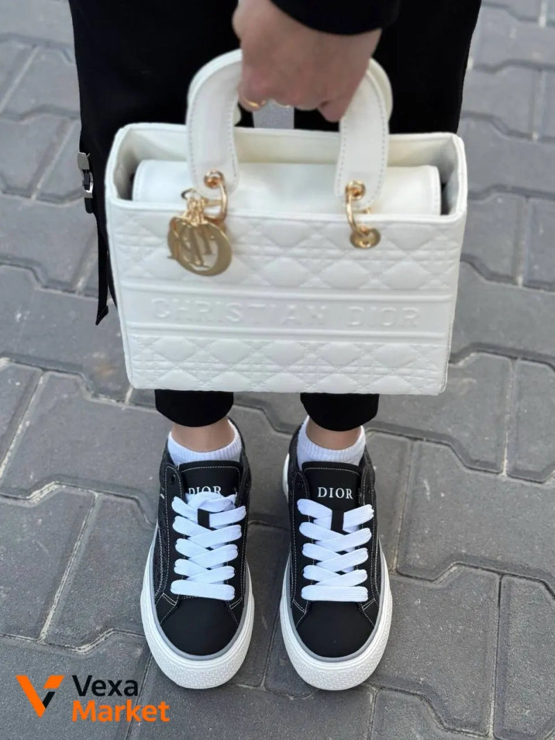 Кеди Christian Dior чорні — фото 9