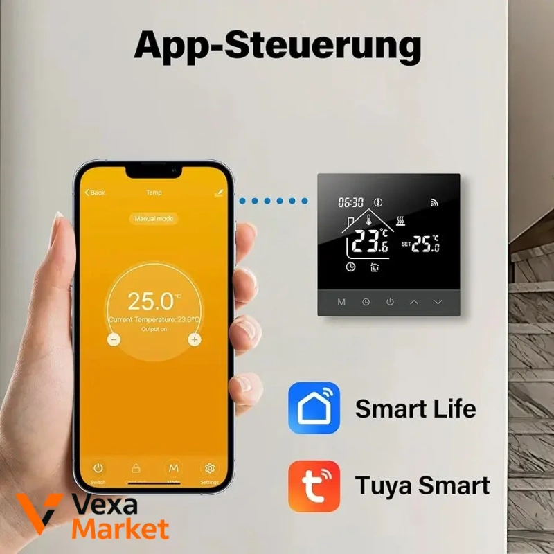 BEOK TS4WIFI-EP Black - розумний WiFi терморегулятор для теплої підлоги — фото 6