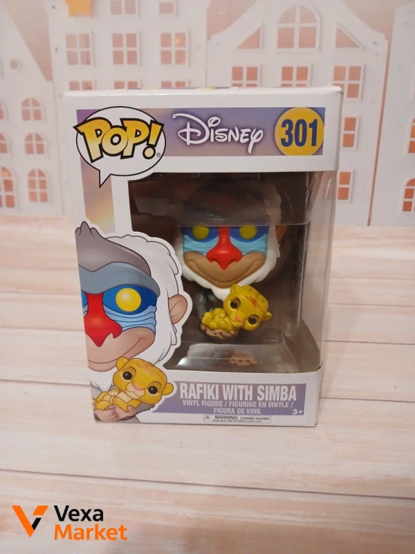 Фігурка Funko Pop! Disney The Lion King Rafiki with Simba 301