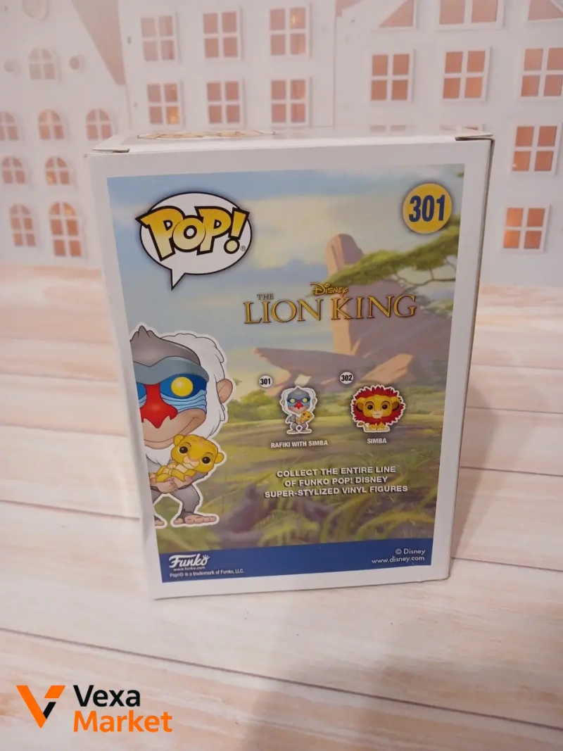 Фігурка Funko Pop! Disney The Lion King Rafiki with Simba 301 — фото 3