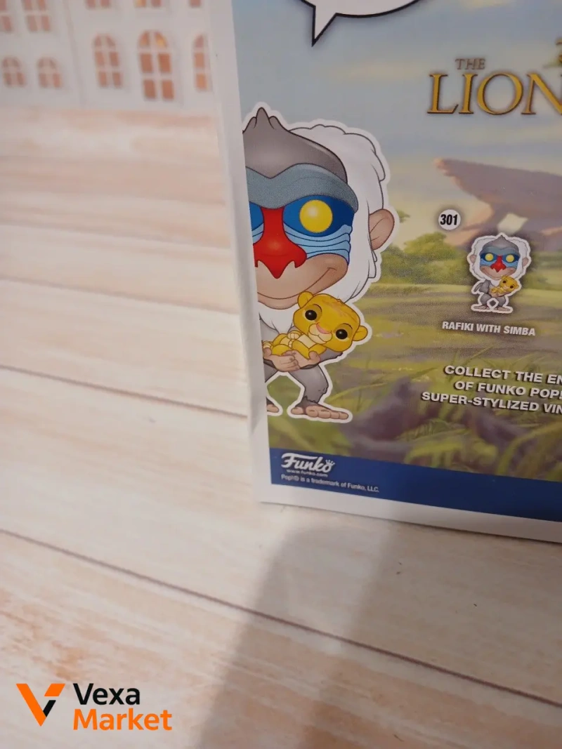 Фігурка Funko Pop! Disney The Lion King Rafiki with Simba 301 — фото 4