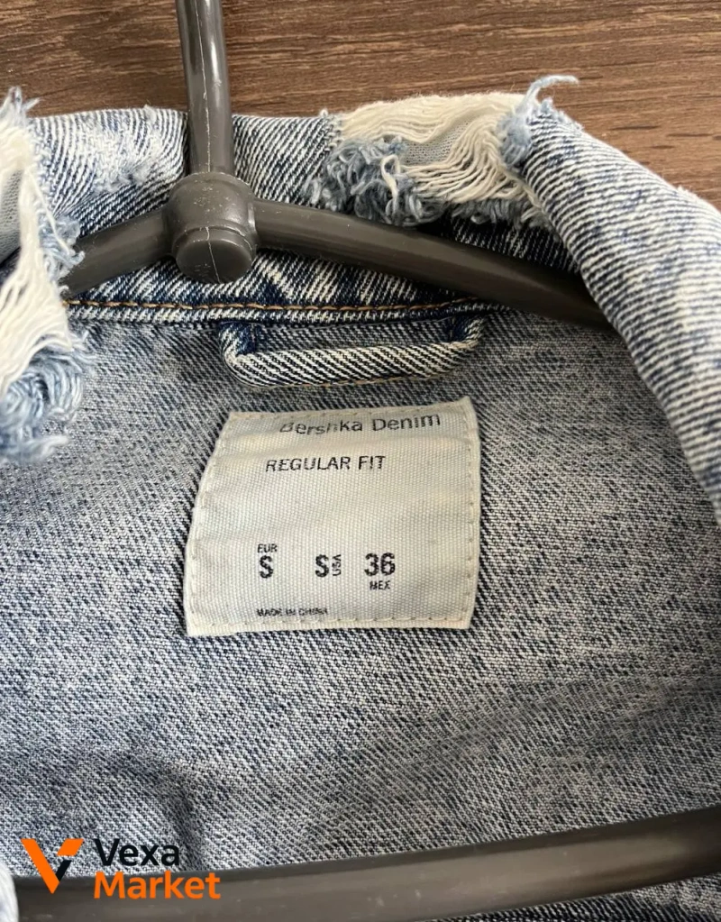 Чоловіча джинсівка Bershka світла S — фото 3