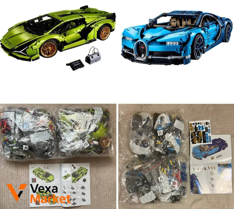 Конструктор Technic (Копії) Ferrari, Lamborghini, Bugatti та інші — фото 2