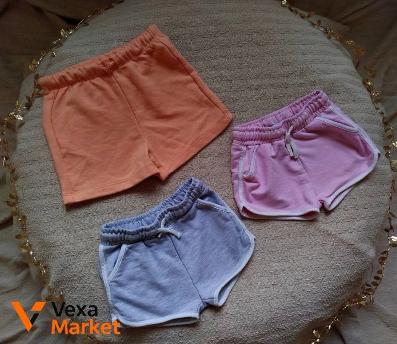 Комплект футболок и шорт для девочки 3-4 года — фото 2