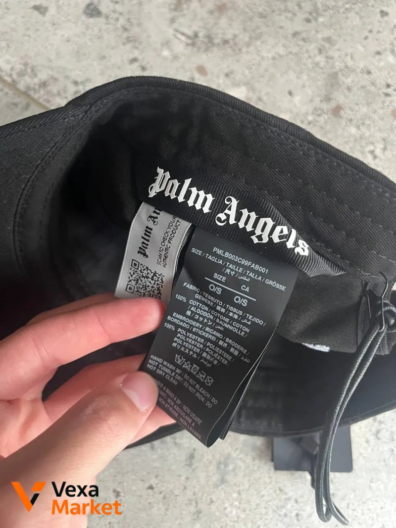 Palm Angels кепка чорна — фото 5