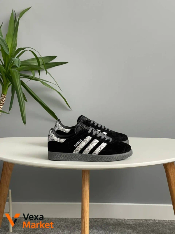 Adidas Gazelle Black Silver
