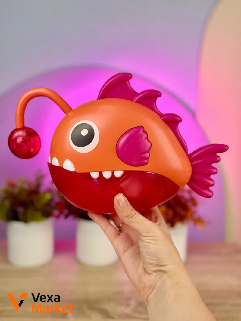 Піноутворювач для ванної "Bubble Fish" з підсвічуванням та музикою — фото 4