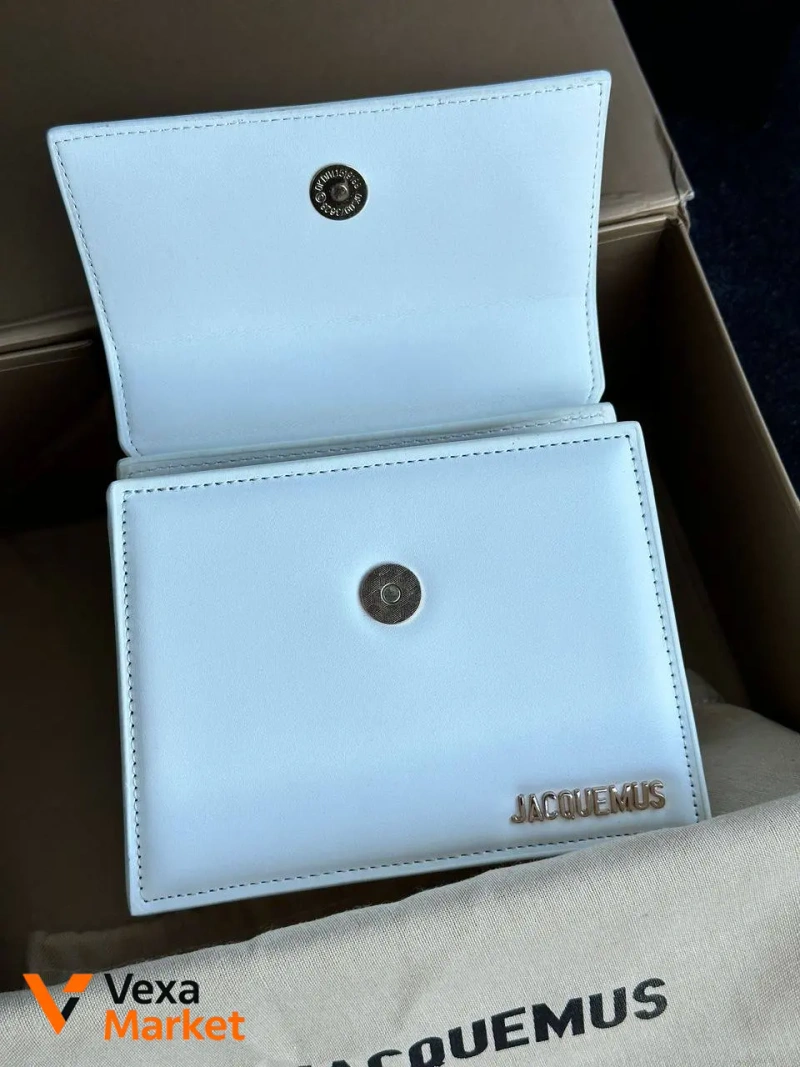 Jacquemus Le Chiquito Noeud Bag White Шкіра — фото 5