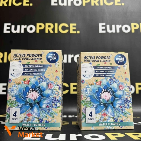 Ambi Pur Active Powder Toilet Bowl Cleaner Water Flowers 4 Π΄ΠΎΠ·ΠΈ