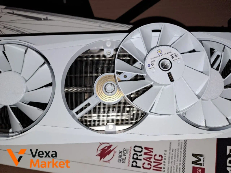 XFX Radeon RX 9070 XT 16GB GDDR6 Quicksilver White — фото 4