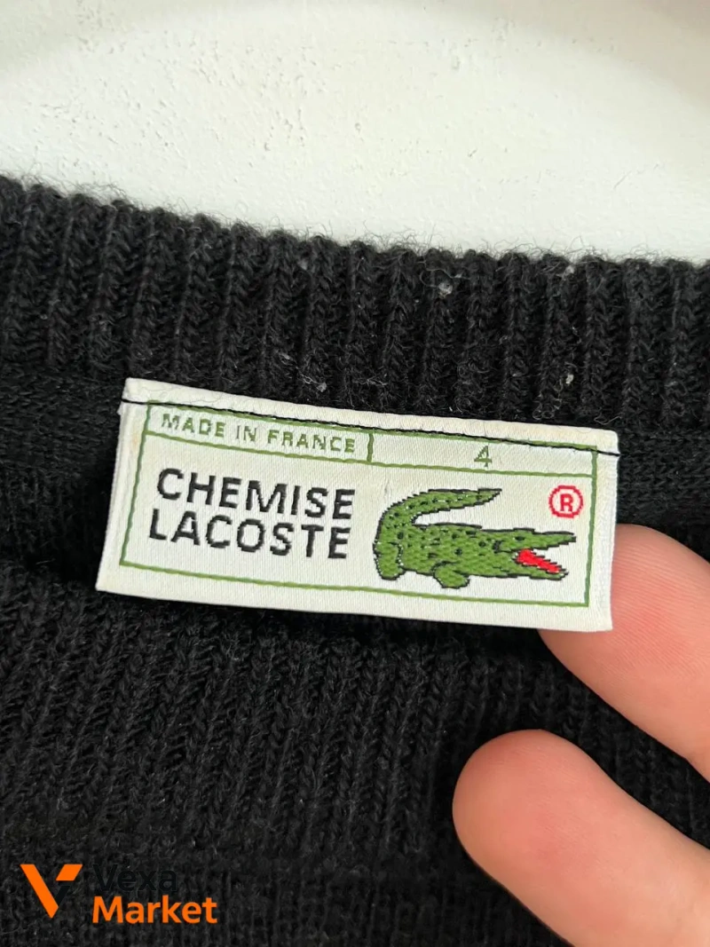 Світер Lacoste чорний розмір L — фото 4