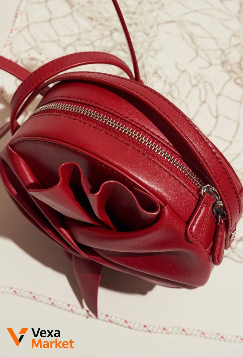 Оригінальна шкіряна сумка Claudie Pierlot — фото 4