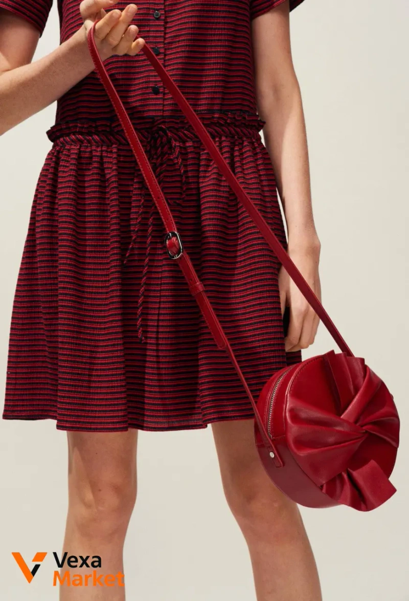 Оригінальна шкіряна сумка Claudie Pierlot — фото 5