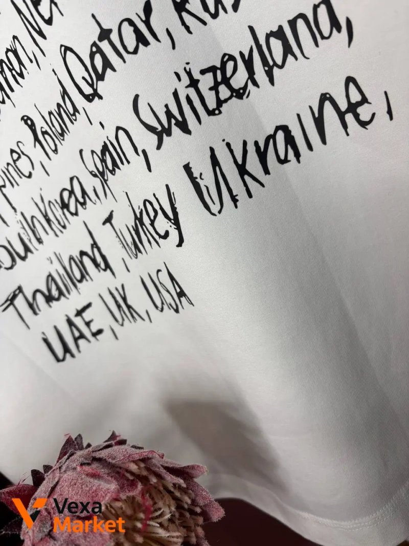 Футболка Balenciaga біла, розмір XL (підійде на L) — фото 5