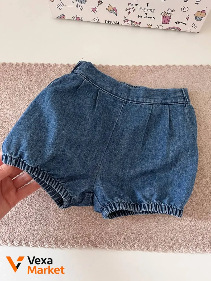 Дитячий одяг для дівчинки 2-3 роки: сукня, шорти H&M, лонгслів — фото 2