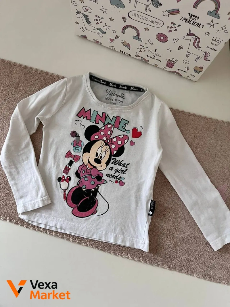 Дитячий одяг для дівчинки 2-3 роки: сукня, шорти H&M, лонгслів — фото 4