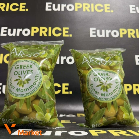 ΠΠ»ΠΈΠ²ΠΊΠΈ Π³ΡΠ³Π°Π½ΡΠΈ Π· ΠΊΡΡΡΠΎΡΠΊΠΎΡ Argo Greek Olives Super Mammoth 900Π³