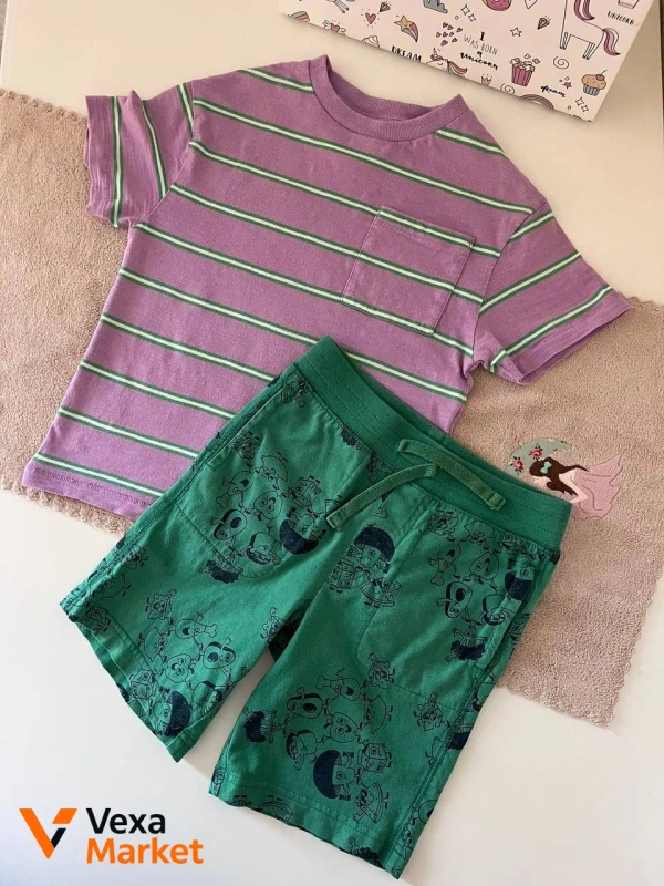 Комплект футболка и шорты для мальчика M&S ORIGINALS, GAP