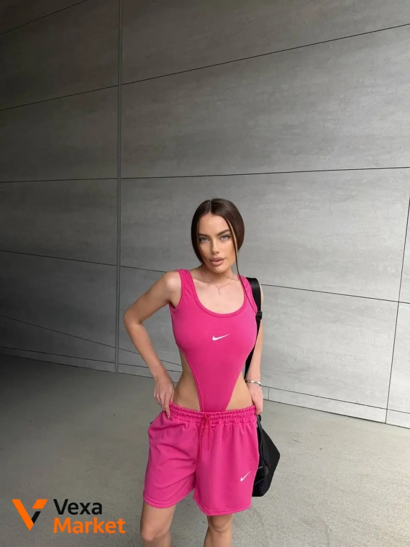 Костюм Nike боді з шортами модель 2313 — фото 6