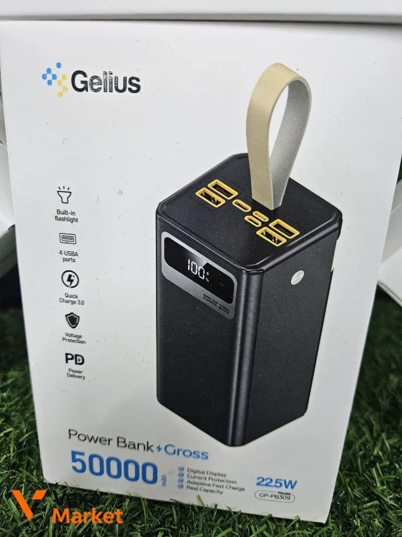 Powerbank Gelius Gross GP-PB309 50000mAh 22.5W — фото 2
